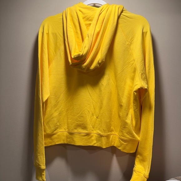 BAM Betsy & Adam Yellow Hoodie with Detachable Mask Lightweight Soft Breathable - Picture 6 of 15